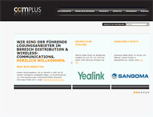 Tablet Screenshot of complus.de